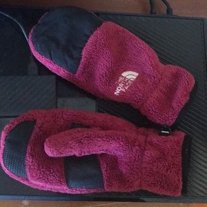 The north face mittens